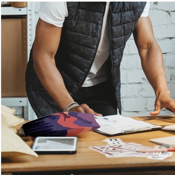 25 10X13 Bags Poly Mailers, Mountain Sunset Shipping Envelopes PRICE FIRM Fall - Picture 5 of 10